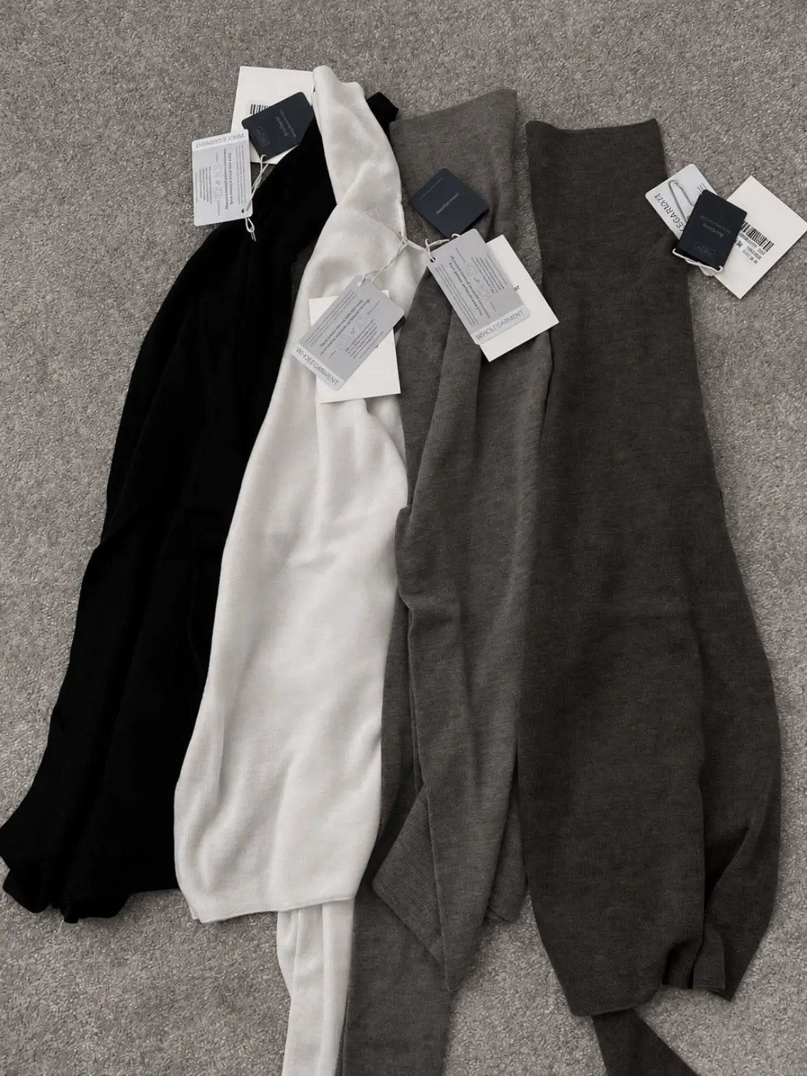 Premium wool and cashmere yarn library, OEKO-TEX certified, used in EtrenerKnit wholesale knitwear